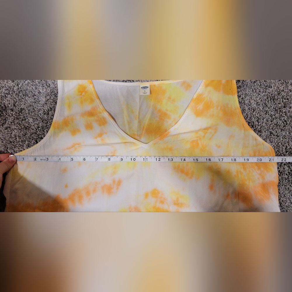 ☀️Old Navy Tie dye Flowy Tank Top Size L - Picture 3 of 5